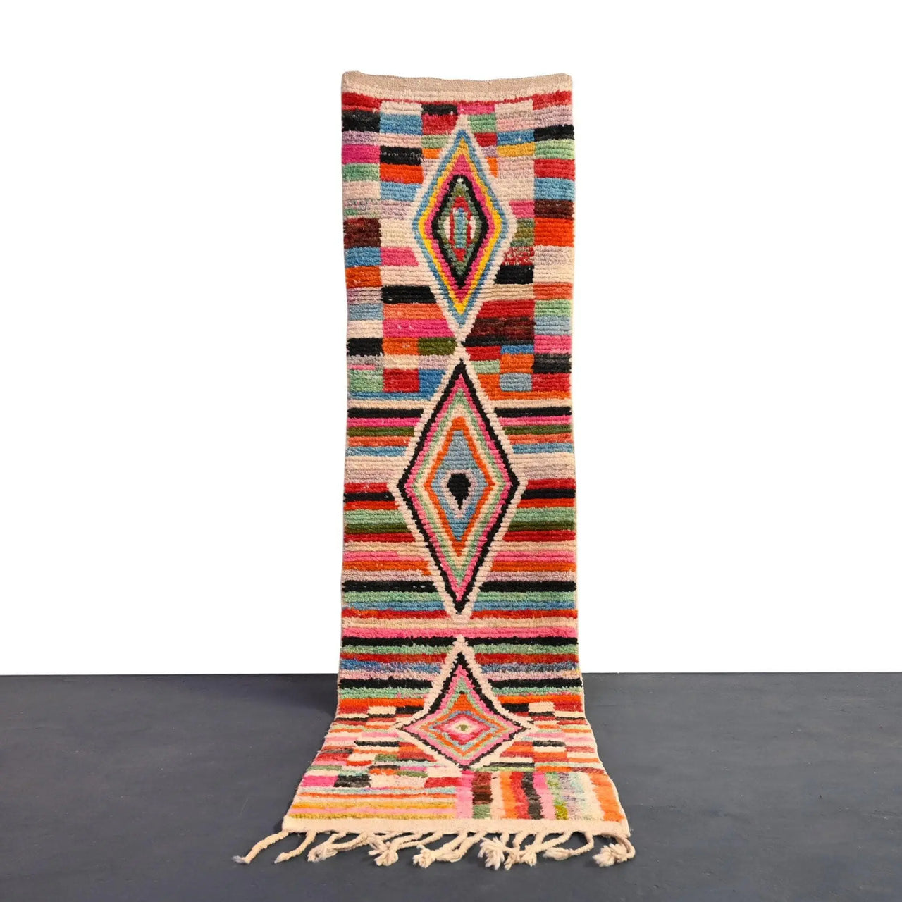Vintage Runner Moroccan Rug 2.3 x 9.5 feet - Ettilux Home