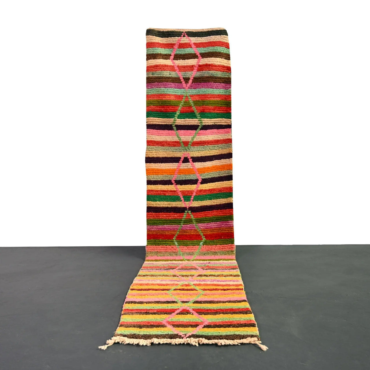 Vintage Runner Moroccan Rug 2.4 x 11.4 feet / 75 x 348 cm - Ettilux Home