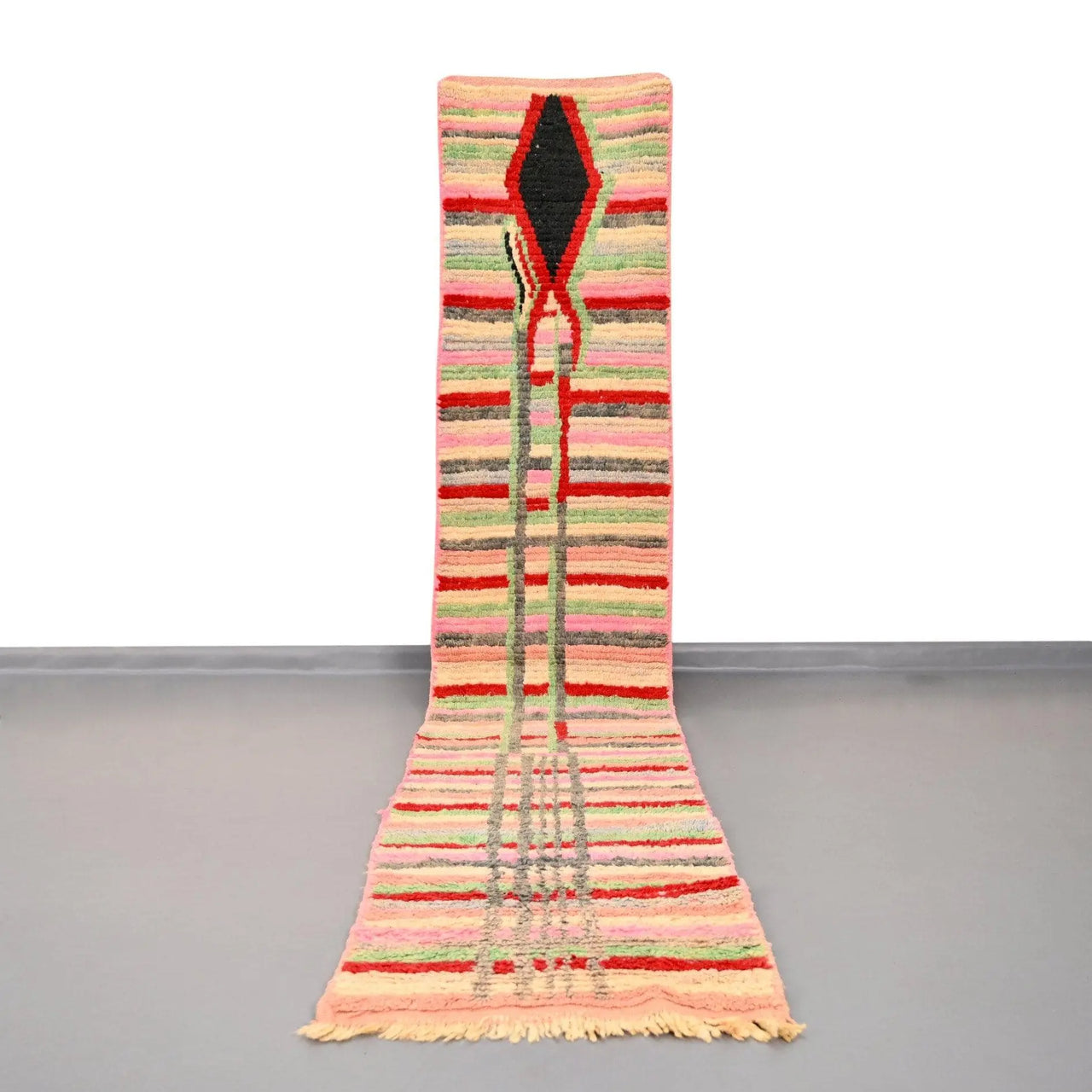 Vintage Runner Moroccan Rug 2.4 x 11.6 feet - Ettilux Home