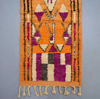 Vintage Runner Moroccan Rug 2.4 x 12.4 feet - Ettilux Home
