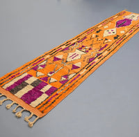 Vintage Runner Moroccan Rug 2.4 x 12.4 feet - Ettilux Home