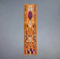 Vintage Runner Moroccan Rug 2.4 x 12.4 feet - Ettilux Home