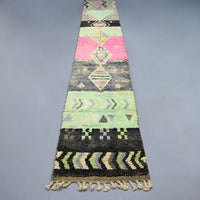 Thumbnail for Vintage Runner Moroccan Rug 2.4 x 16.6 feet / 73 x 506 cm - Ettilux Home