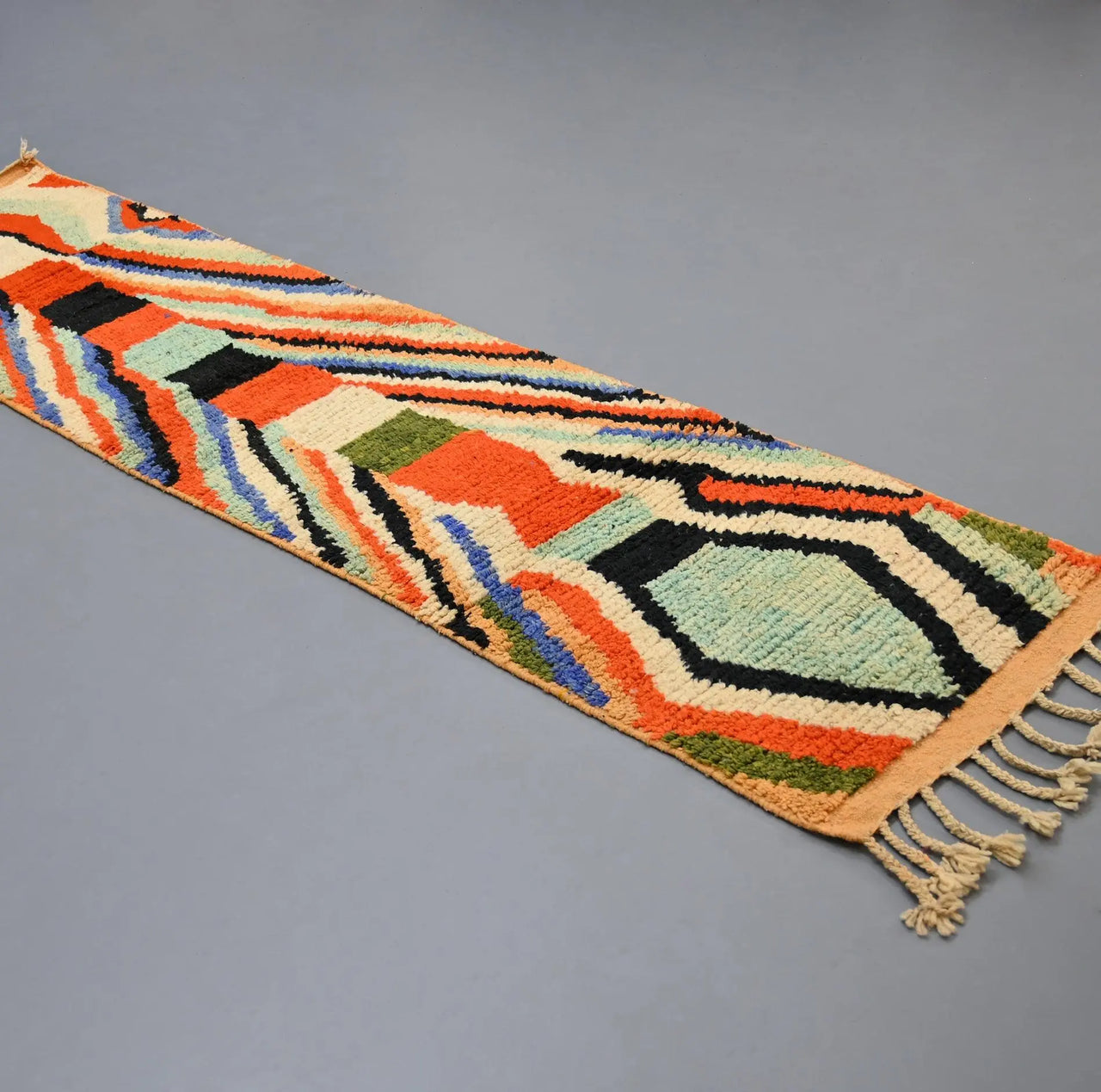 Vintage Runner Moroccan Rug 2.4 x 9.5 feet / 75 x 292 cm - Ettilux Home