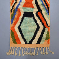 Vintage Runner Moroccan Rug 2.4 x 9.5 feet / 75 x 292 cm - Ettilux Home