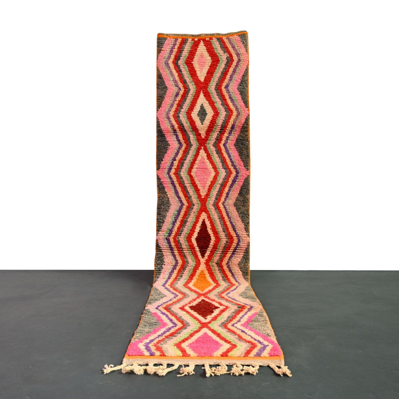 Vintage Runner Moroccan Rug 2.5 x 11.3 feet / 78 x 345 cm - Ettilux Home