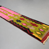 Vintage Runner Moroccan Rug 2.5 x 11.7 feet - Ettilux Home