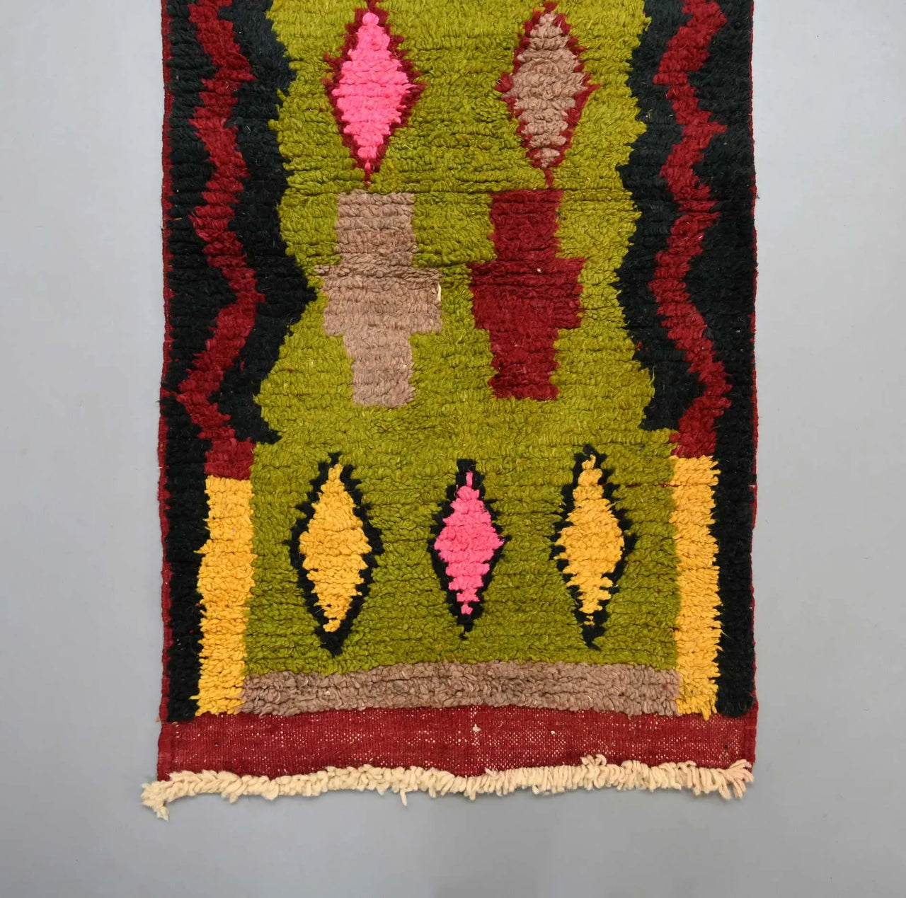 Vintage Runner Moroccan Rug 2.5 x 11.7 feet - Ettilux Home