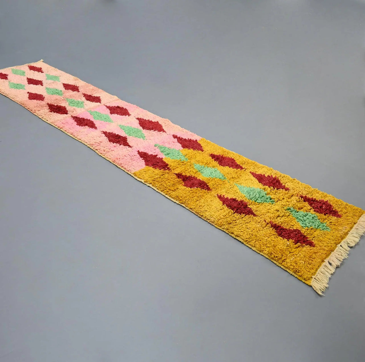 Vintage Runner Moroccan Rug 2.5 x 11.9 feet / 78 x 364 cm - Ettilux Home