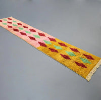 Vintage Runner Moroccan Rug 2.5 x 11.9 feet / 78 x 364 cm - Ettilux Home