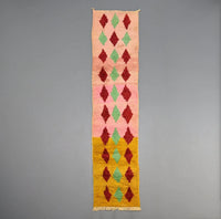 Vintage Runner Moroccan Rug 2.5 x 11.9 feet / 78 x 364 cm - Ettilux Home