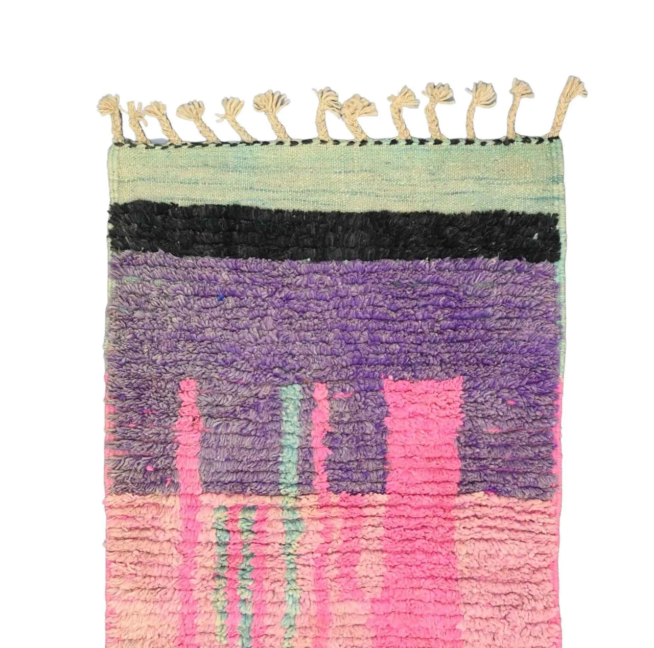 Vintage Runner Moroccan Rug 2.6 x 12.7 feet / 80 x 387 cm - Ettilux Home