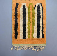 Vintage Runner Moroccan Rug 2.6 x 9.8 feet / 80 x 301 cm - Ettilux Home