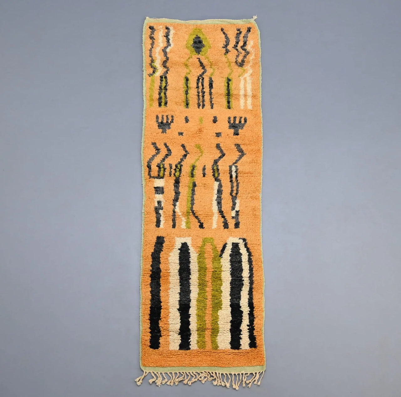 Vintage Runner Moroccan Rug 2.6 x 9.8 feet / 80 x 301 cm - Ettilux Home