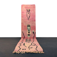 Thumbnail for Vintage Runner Moroccan Rug 2.7 x 12.4 feet / 82 x 378 cm - Ettilux Home