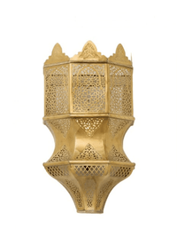 Thumbnail for wall sconce, traditional sconce, moroccan lamp, moroccan sconce, sconce lamp, wall lamp, brass sconce, moroccan mosaic lighting - Ettilux Home