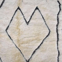 Thumbnail for White Authentic Beni Ourain Moroccan Rug - Ettilux Home