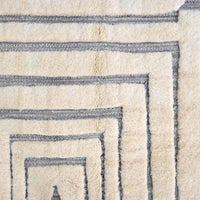 Thumbnail for White Custom Made Luxury Beni Mrirt Rug - Ettilux Home