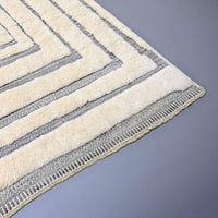 Thumbnail for White Custom Made Luxury Beni Mrirt Rug - Ettilux Home