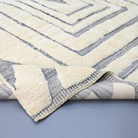 Thumbnail for White Custom Made Luxury Beni Mrirt Rug - Ettilux Home
