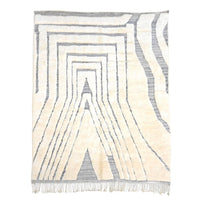 Thumbnail for White Custom Made Luxury Beni Mrirt Rug - Ettilux Home