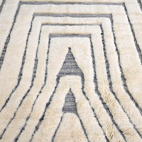 Thumbnail for White Custom Made Luxury Beni Mrirt Rug - Ettilux Home